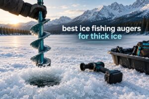 best ice fishing augers for thick ice